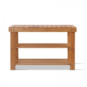 รองเท้าไม้ไผ่ bench boot boot จัดระเบียบชั้นวางรองเท้าที่จัดเก็บ